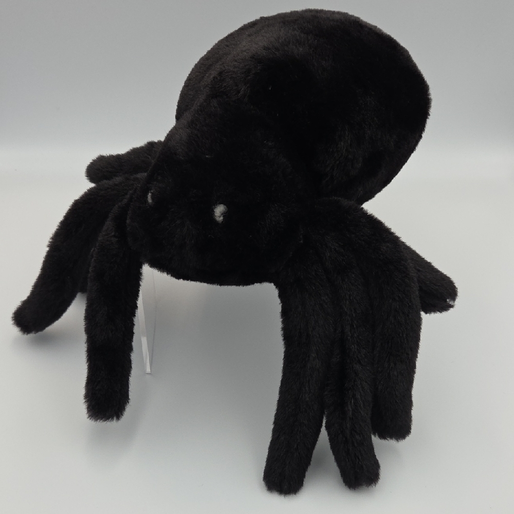 Target 2024 Hyde & Eek! Spider Halloween Faux Shearling Throw Pillow Plush Black